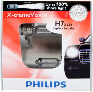 H7 (12972) X-treme Vision Bulb (2 Pack) | Philips 12972XVS2