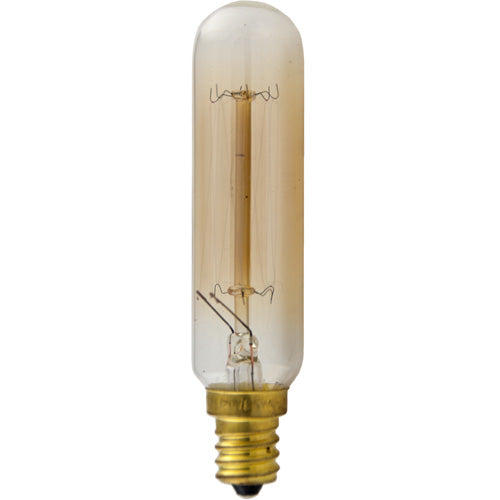 Bulbrite 132506, NOS25T6/SQ/E12 - 25W Vintage Bulb, Candelabra Base