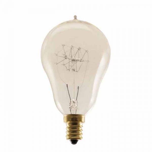 Bulbrite 132516, NOS25A/LP/E12 - 25W Vintage Bulb, Candelabra Base