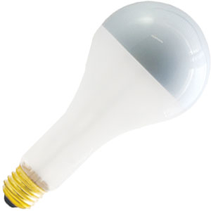 100A21/SBIF Bulb 100W 130V A21 Incandescent Medium Base Silvered Bowl