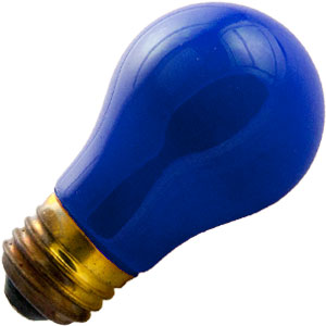 15A/B Bulb - 15W A15 Blue Incandescent