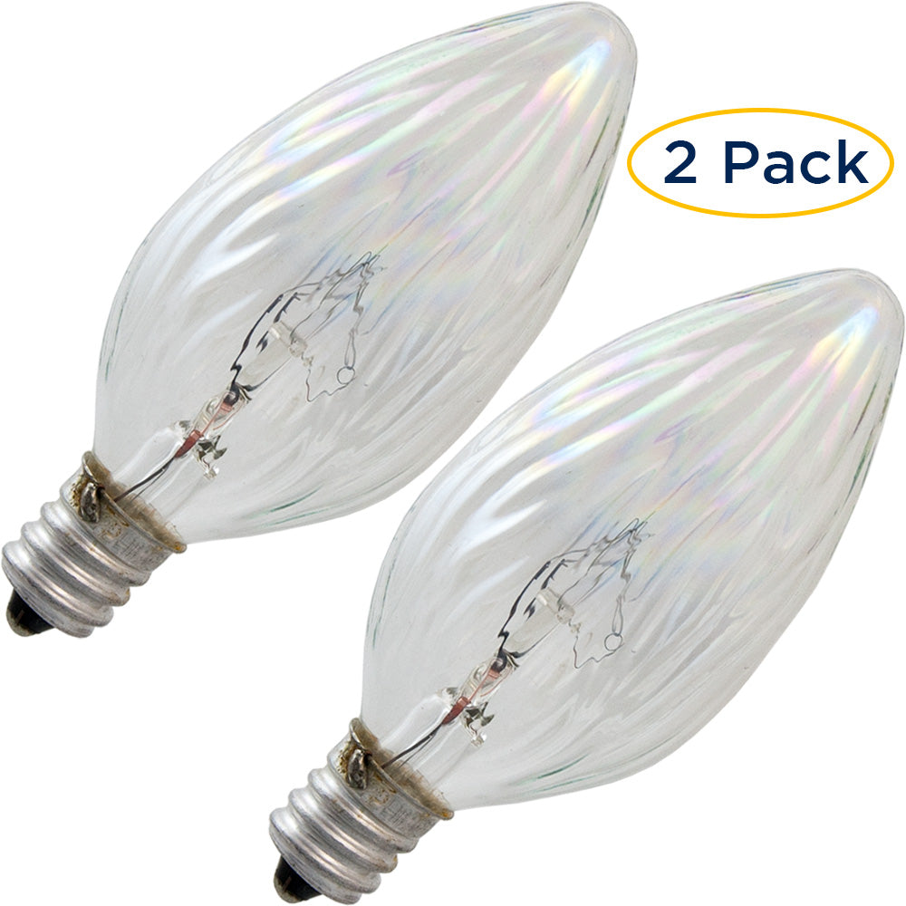 15FC/AU 2PK Bulb | 15W 120V F10 Auradescent Candelabra Base - 2-Pack