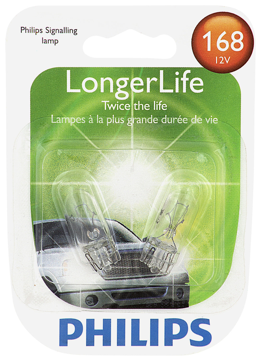 168LL Long Life Bulb (2 Pack) | Philips 168LLB2