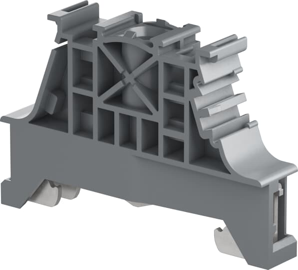 ABB BAM4 End Stop - Dark Grey