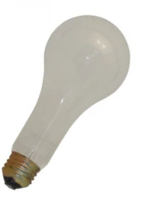 Sylvania 200A23/RS 130V E26 Medium base Incandescent Bulb - Rough Service