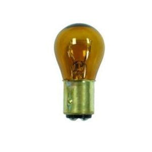 Eiko 2057NA Bulb | 2.1A/0.48A 12.8V/14V S8 Amber BAY15d Base