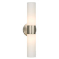 Galaxy 2 Light Wall Sconce 244023BN/WH in Brushed Nickel