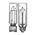 24C1 Bulb | 0.072 Amp, 24 Volt, 1.73 Watts, T2, T7.2-1 Base