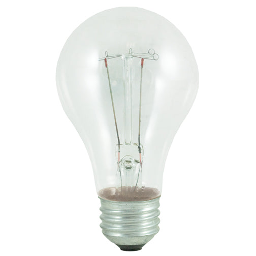 25A/CL Bulb 25W 120V A19 Incandescent Medium Base Clear (4/Pk)