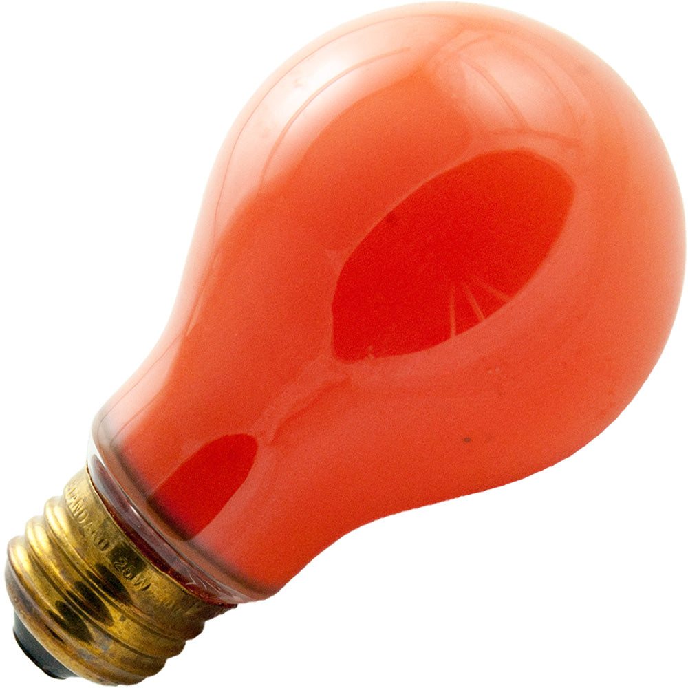 Standard - 25W 130V A19 Incandescent - Ceramic Orange
