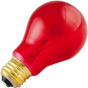 Standard - 25W 130V A19 Incandescent - Transparent Red