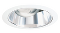 Juno 26C-WH Straight Cone Trim, 7-5/8 in OD, Clear Alzayk Trim