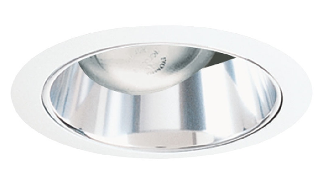Juno 26C-WH Straight Cone Trim, 7-5/8 in OD, Clear Alzayk Trim
