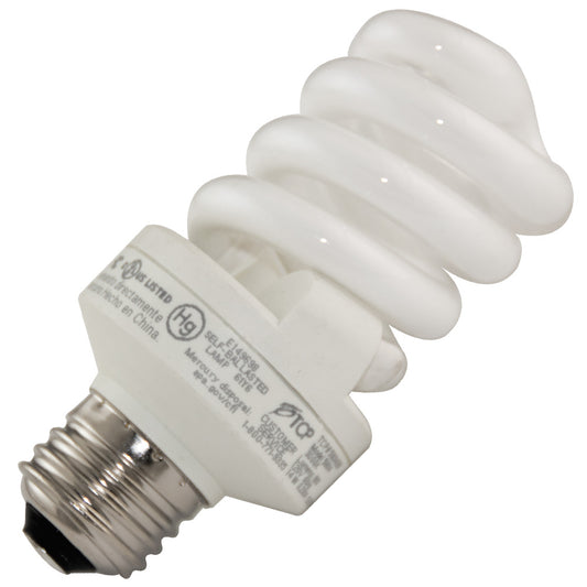 13W CFL - 60W Equal - 3100K Halogen-White Light