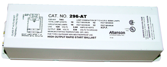 Allanson - 296-AT|allanson Ballast