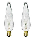 40CRC Bulb 40W 120V PRISM Incandescent Clear Candelabra Base (2 Pack)