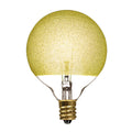 Bulbrite 40G16/ICE/E12 40W Crystal Collection G16 Globe - E12 Base - Amber Ice