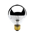 Bulbrite 40G25HM 40W Dimmable Half Chrome G25 Globe Bulb - E26 Base