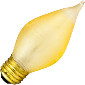 40C15/A Bulb 40W 120V C15 Incandescent Amber Medium Base