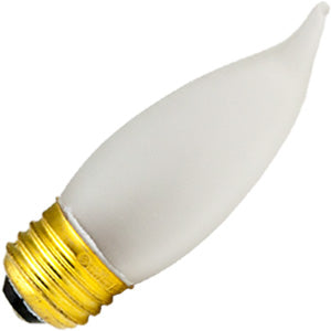 40CA10/F130V Bulb 40W 130V CA10 Incandescent Frosted Medium Base