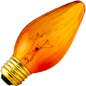 40FM/A Bulb 40W 130V F15 Incandescent Amber Medium Base