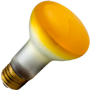 Standard 50R20/Y - 50W R20 Incandescent - Flood - Yellow Light