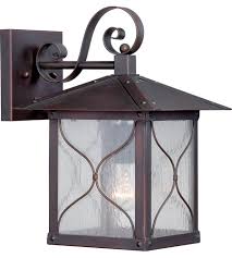 Nuvo 60/5612 | Vega 1 Light 9" Outdoor Wall Fixture w/ Clear Seed Glass