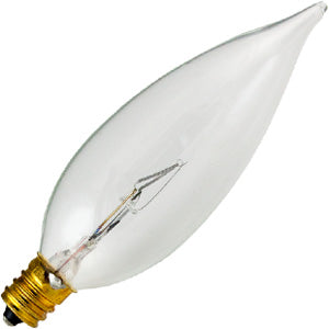 Standard - 60W 130V B10 Incandescent - E12 Candelabra Base - Clear