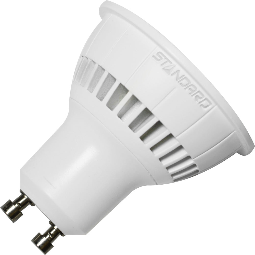 Standard - 6W ES16 LED - GU10 Base - Cool White - Flood - Dimmable