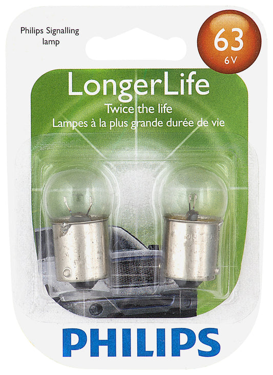 63LL Long Life Bulb (2 Pack) | Philips 63LLB2