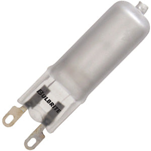 120V 60W G9 Halogen Flat Pin-Blade Frosted, UV Stop