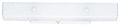 Westinghouse 6642400 4 Light Wall w/Outlet White Finish Base w/ White Ceramic Glass