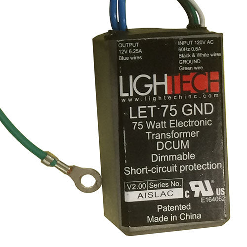 GE Lightech LET-75W-12V-RSL Electronic Transformer - AC - Dimming