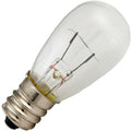 6S6 30V Bulb 6W 30V S6 Incandescent Candelabra Screw Base Clear
