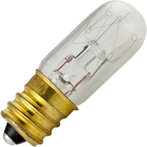6T4 Bulb 6W 0.05A 120-130V T4 Clear Incandescent Candelabra Base