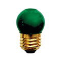 Bulbrite 7.5S11G 7.5W Dimmable S11 Night Light Replacement Bulb - E26 Base - Green