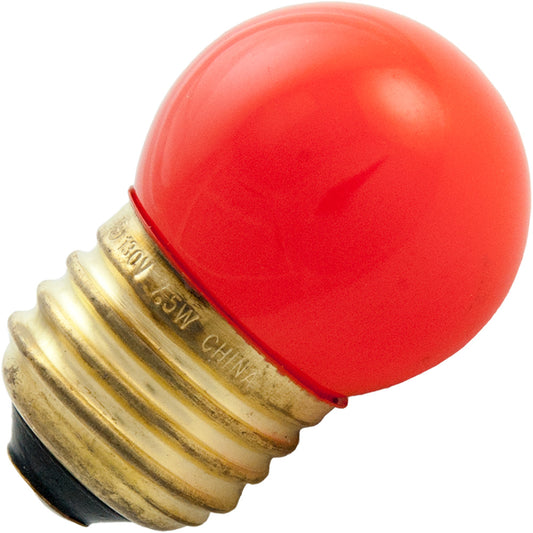 71/2S/O Bulb 7W 130V S11 Orange Incandescent Medium Base