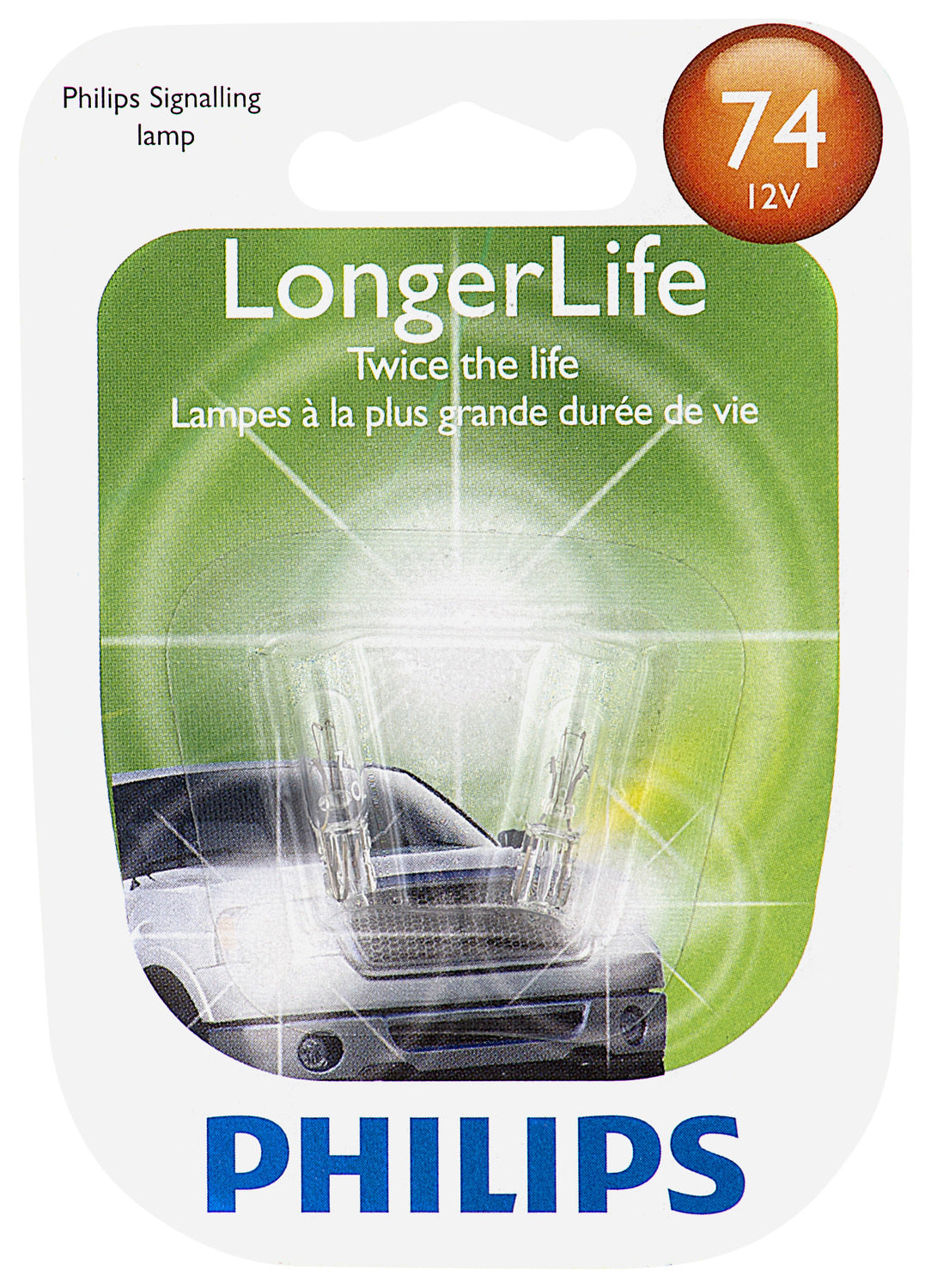 74LL Long Life Bulb (2 Pack) | Philips 74LLB2