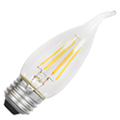 Sylvania 79610 | 5W Filament LED - 60W Equal - B10 - Medium Base - 2700K - 2 Pack