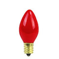7C7/R Bulb 7W 120V Red Incandescent Candelabra