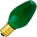 7C7/G Bulb 7W 120V Green Incandescent Candelabra