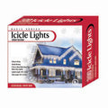 300 Multicolor Holiday Incandescent Icicle Lights, White Wire