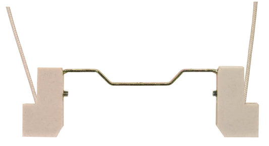 Satco 90-1077 118mm Double Ended Porcelain Halogen Socket, R7S Base, 9" Leads, 1000W, 250V Max
