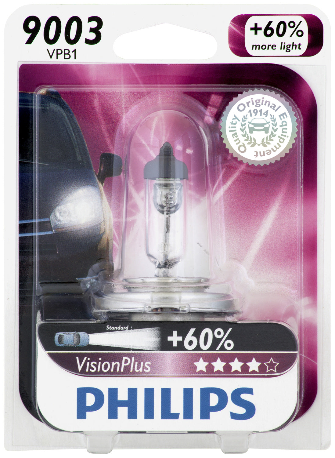 9003 (HB2) VisionPlus Bulb | Philips 9003VPB1