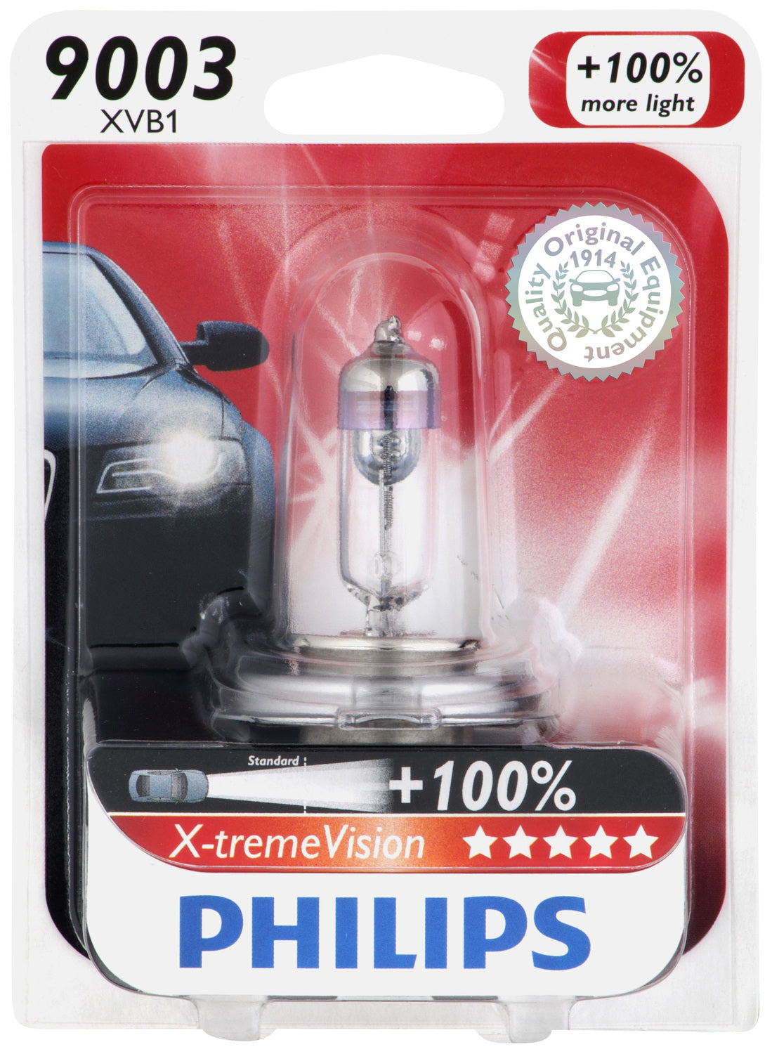 9003 (HB2) X-treme Vision Bulb | Philips 9003XVB1