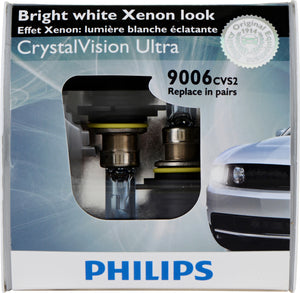 9006 (HB4) CrystalVision Ultra Bulb | Philips 9006CVS2 (2 Pack)