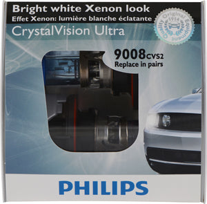 H13 (9008) CrystalVision Ultra Bulb | Philips 9008CVS2 (2 Pack)