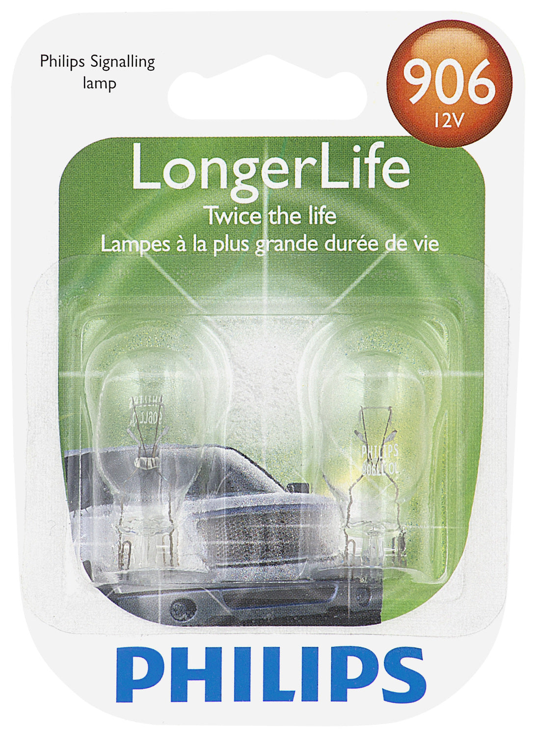 906LL Long Life Bulb (2 Pack) | Philips 906LLB2