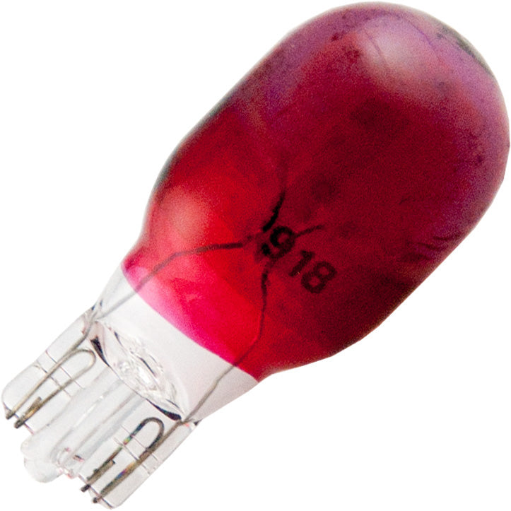 Eiko 43311 918R | 7W 12.8V T5 Red Miniature Wedge Base Bulb