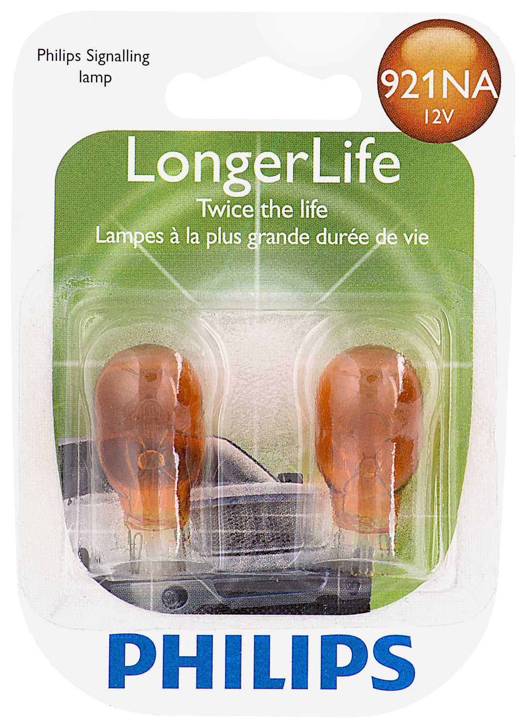 Philips 921NALLB2 | 921NALL Long Life Bulb (2 Pack)